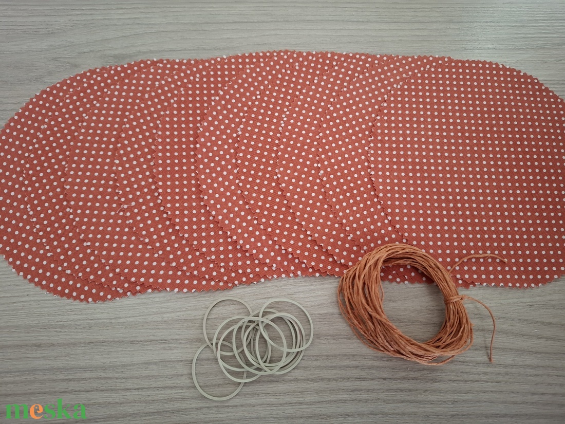 Befőttes tető szett - 10 db-os, terrakotta pötyis (barack) - otthon & életmód - konyhafelszerelés, tálalás - konyhai textil - edényfogó & edényfedő - Meska.hu Befőttes tető szett - 10 db-os, terrakotta pötyis (barack) - otthon & életmód - konyhafelszerelés, tálalás - konyhai textil - edényfogó & edényfedő - Meska.hu