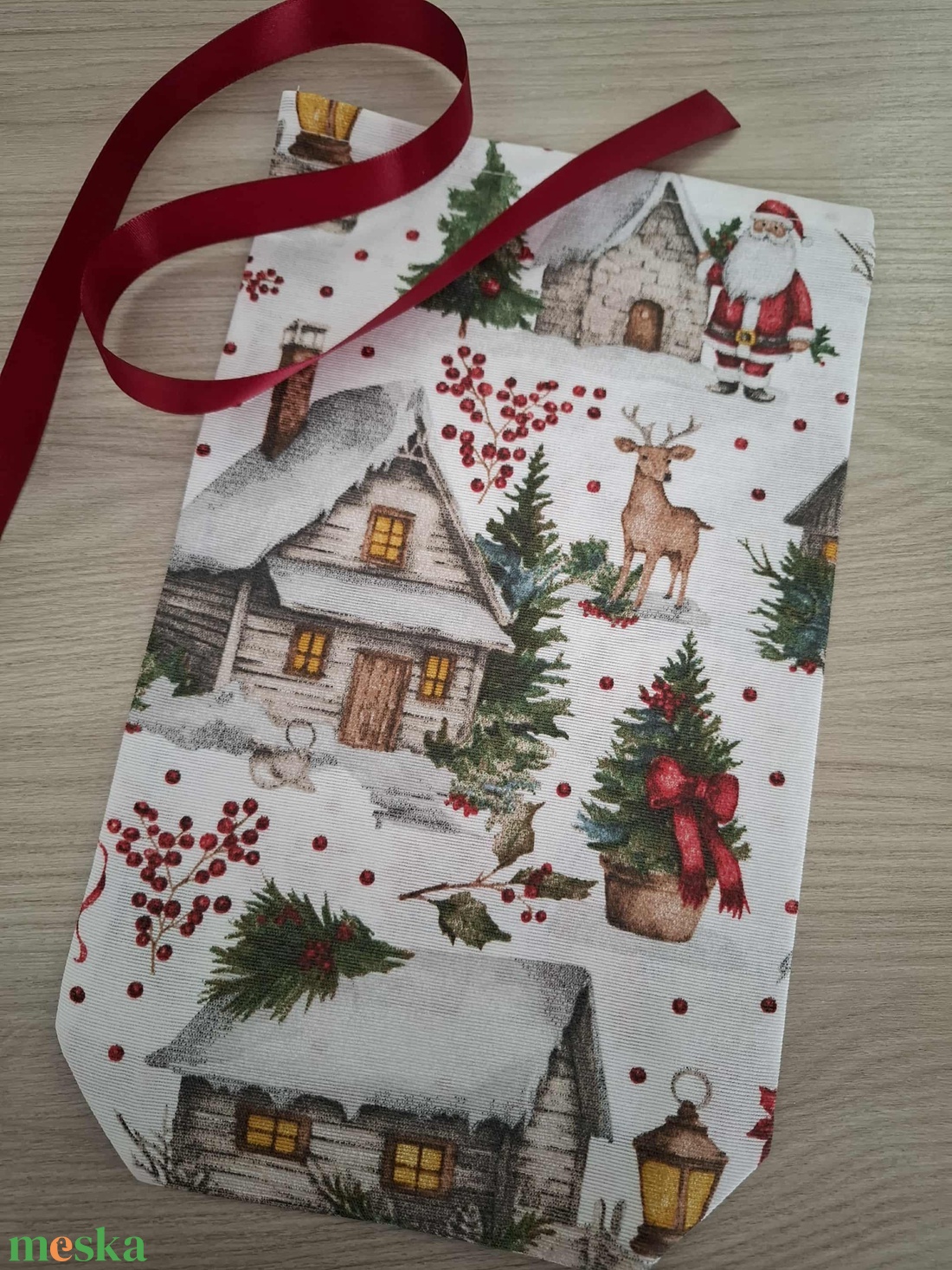 Mikulás zsák - ünnepi táj - karácsony - mikulás - mikulás zsák - Meska.hu