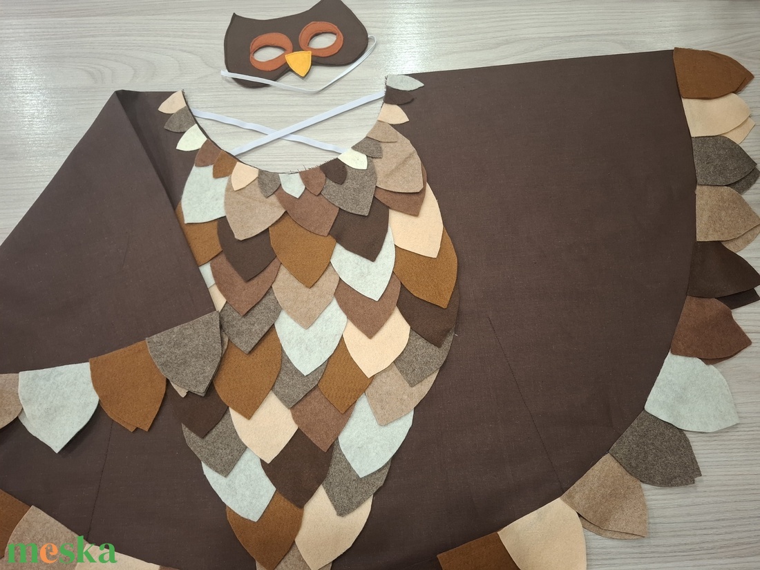 Bagoly jelmez 4-7 éveseknek - ruha & divat - jelmez & álarc - jelmez - Meska.hu