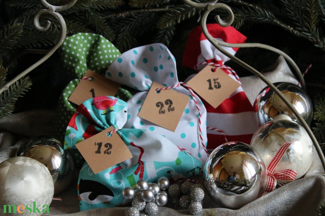 Adventi zsákok (adventi naptár) : türkiz jeges szett - karácsony - adventi díszek - adventi naptár - Meska.hu Adventi zsákok (adventi naptár) : türkiz jeges szett - karácsony - adventi díszek - adventi naptár - Meska.hu