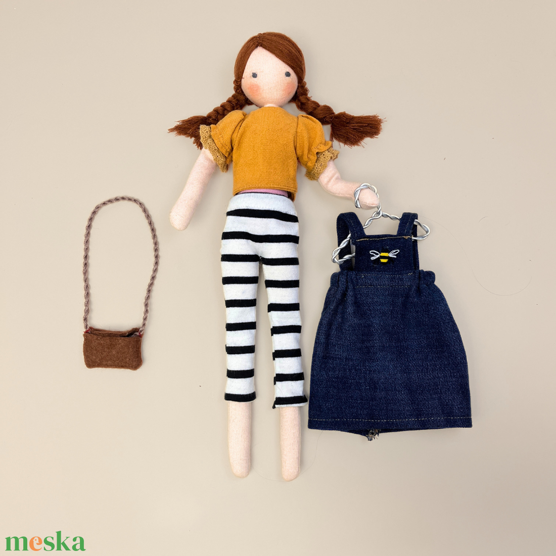 Bogi Baba - Méhecskés szett - játék & sport - baba & babaház - öltöztethető baba - Meska.hu Bogi Baba - Méhecskés szett - játék & sport - baba & babaház - öltöztethető baba - Meska.hu