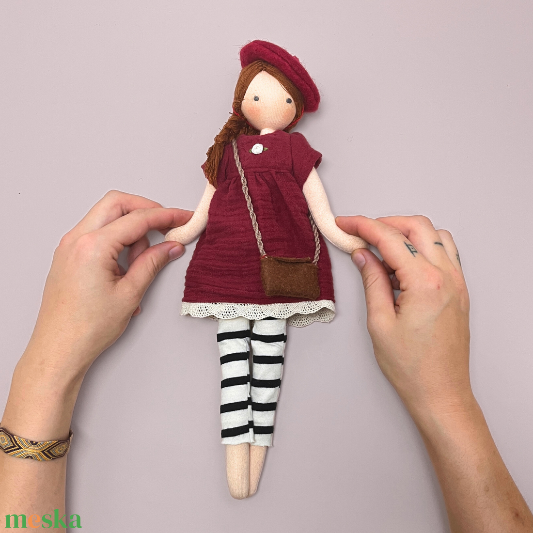 Bogi Baba - Francia szett - játék & sport - baba & babaház - öltöztethető baba - Meska.hu Bogi Baba - Francia szett - játék & sport - baba & babaház - öltöztethető baba - Meska.hu