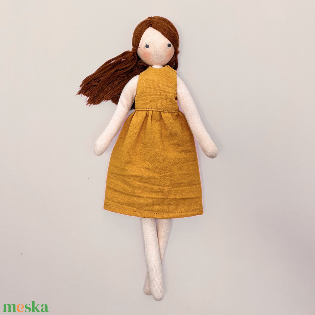 Bogi Baba sárga alapszettben - játék & sport - baba & babaház - öltöztethető baba - Meska.hu