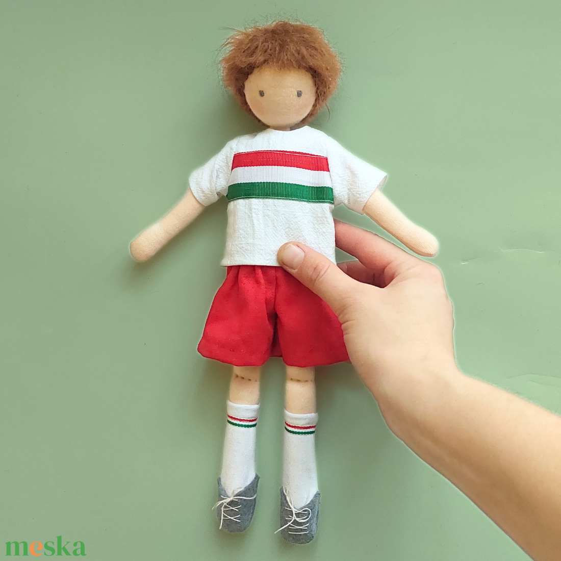 Boti Baba - Focista szett - játék & sport - baba & babaház - öltöztethető baba - Meska.hu