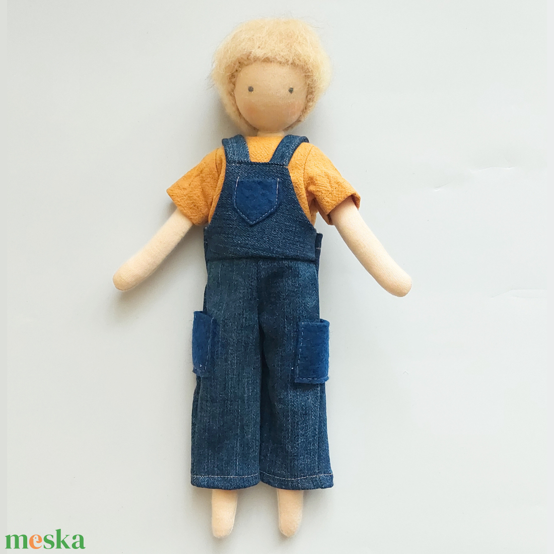 Boti Baba - Kantáros nadrág - játék & sport - baba & babaház - öltöztethető baba - Meska.hu