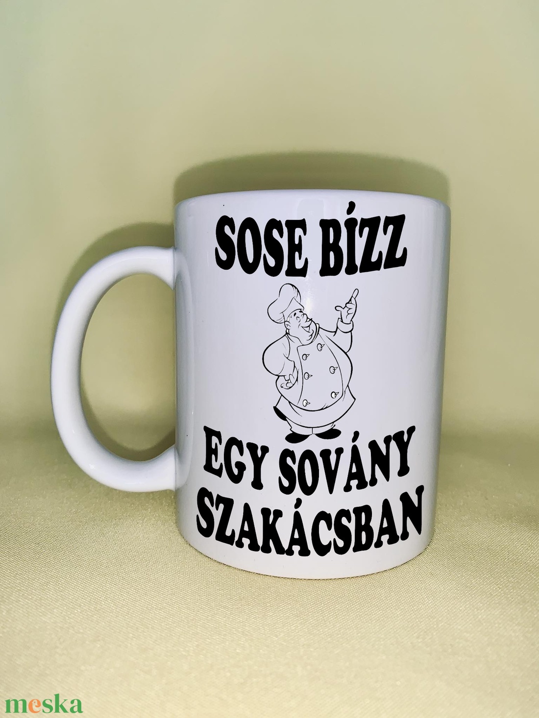 Sose bízz egy sovány szakácsban - otthon & életmód - konyhafelszerelés, tálalás - tálalás - bögre & csésze - Meska.hu Sose bízz egy sovány szakácsban - otthon & életmód - konyhafelszerelés, tálalás - tálalás - bögre & csésze - Meska.hu