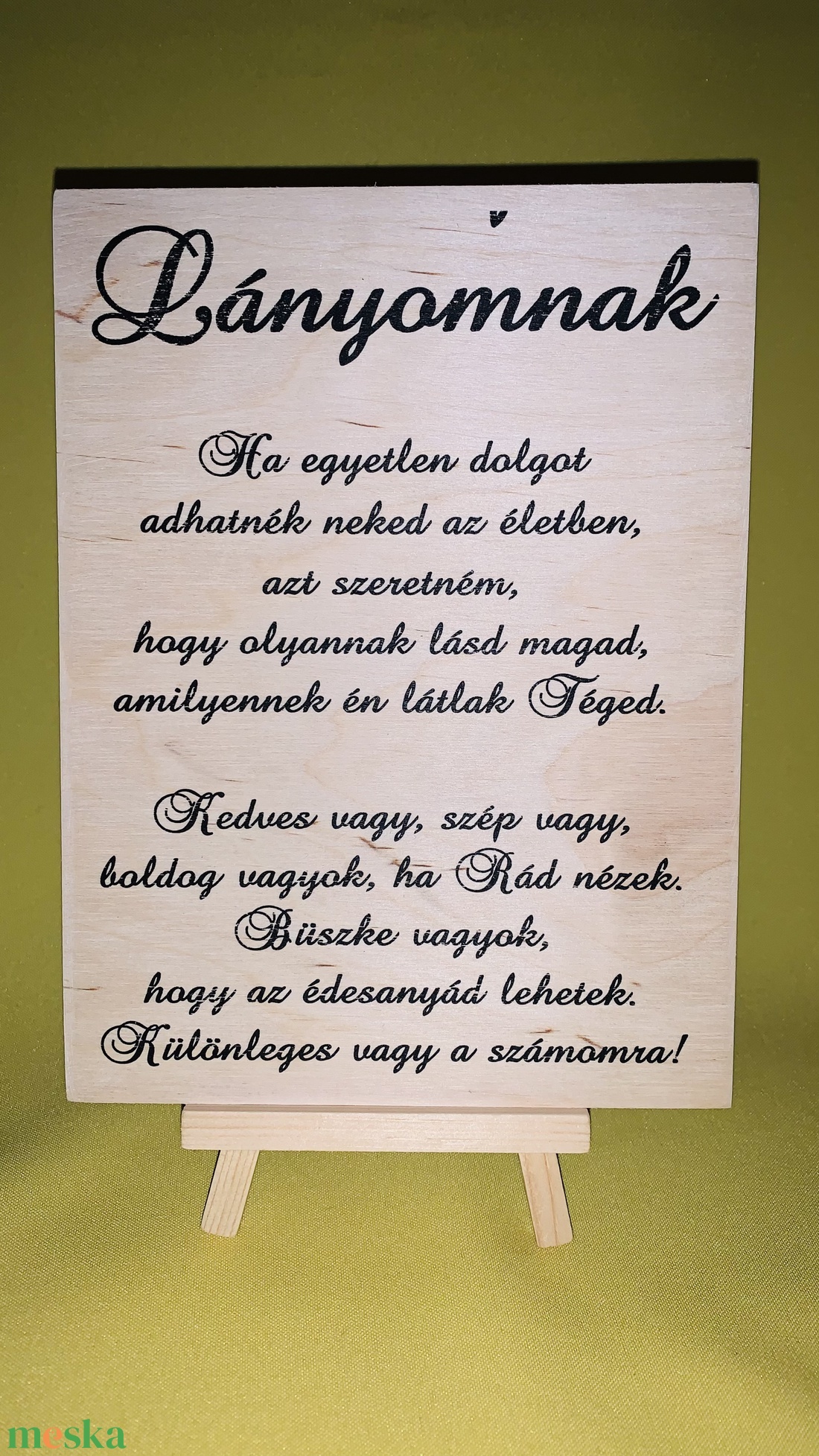 Lányomnak fatábla - otthon & életmód - dekoráció - dísztárgy - Meska.hu Lányomnak fatábla - otthon & életmód - dekoráció - dísztárgy - Meska.hu