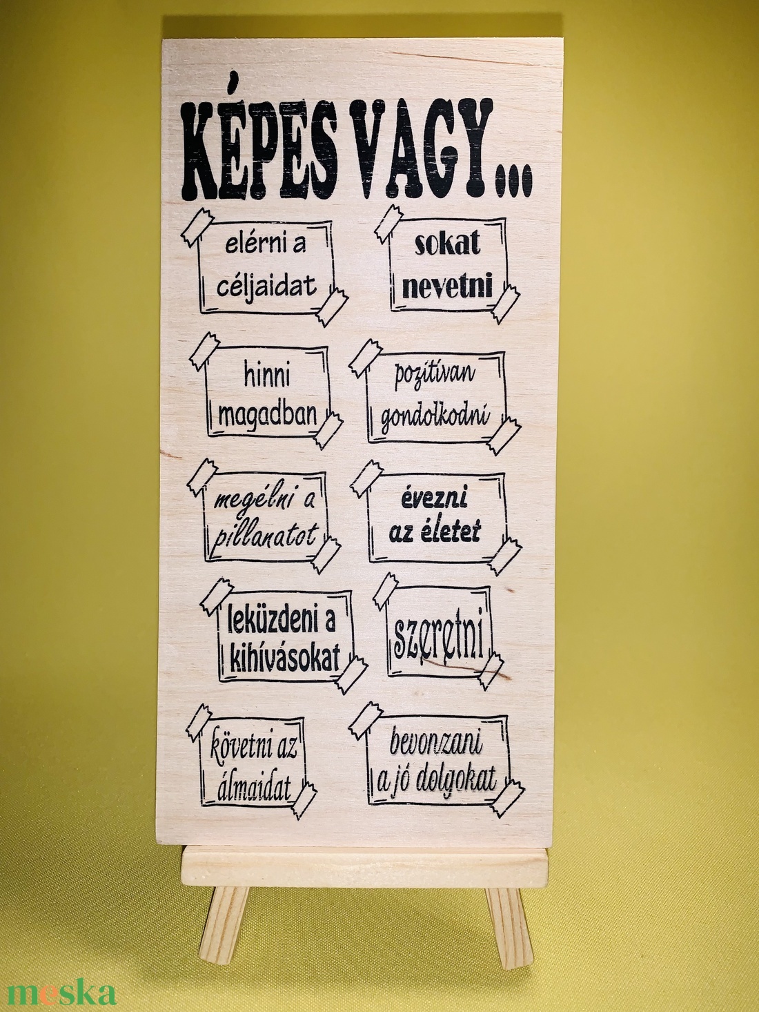 Képes vagy... fatábla - otthon & életmód - dekoráció - dísztárgy - Meska.hu Képes vagy... fatábla - otthon & életmód - dekoráció - dísztárgy - Meska.hu
