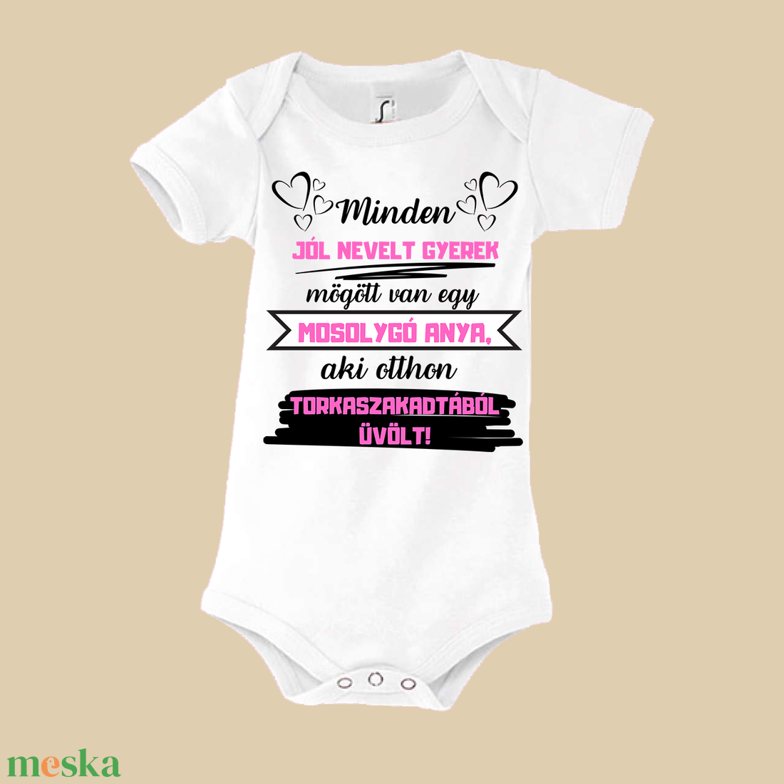 Minden jólnevelt gyerek baba Bódy - baba - mama - babaruházat - baba body - Meska.hu
