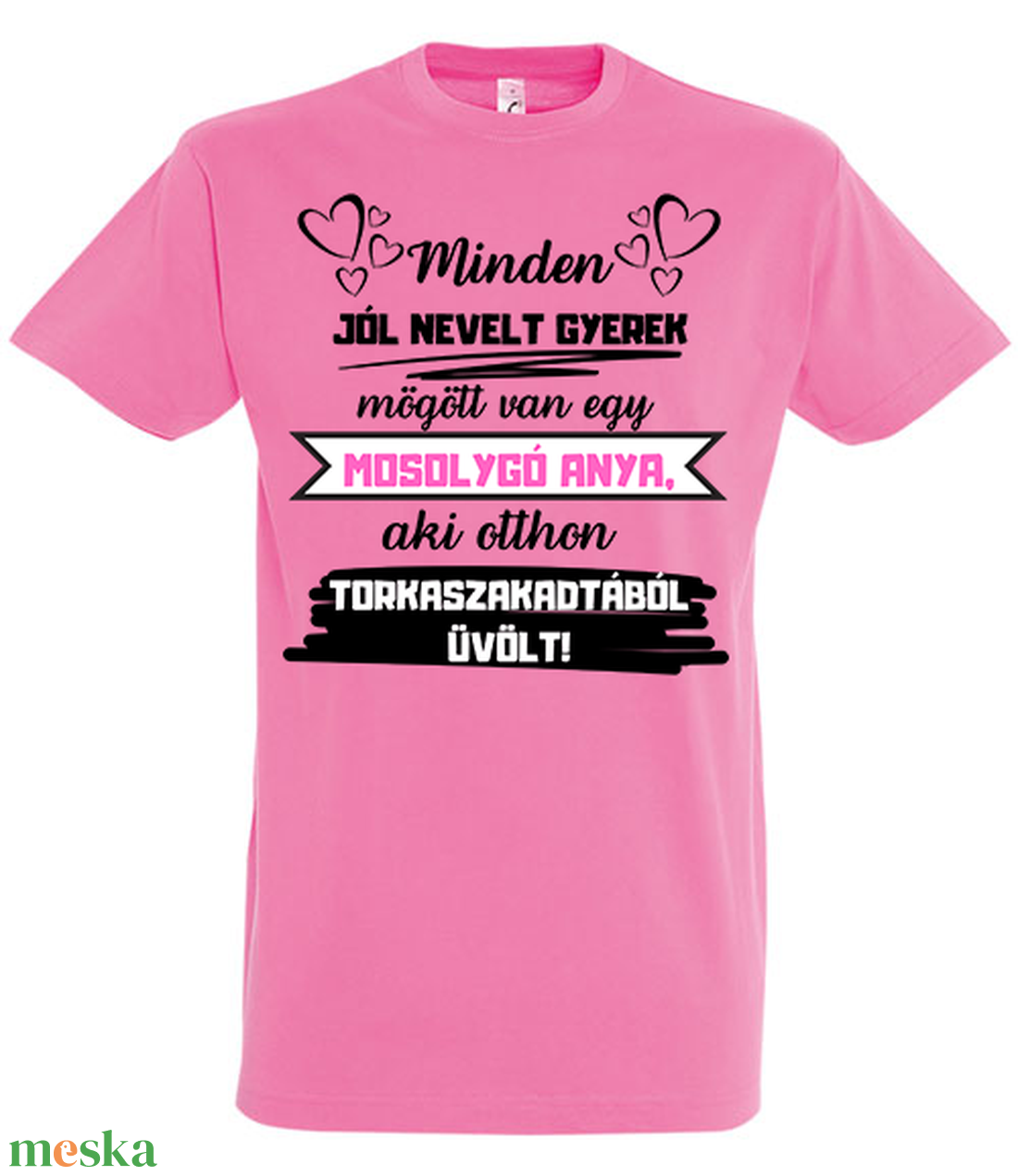 Minden jólnevelt gyerek mögött, póló - ruha & divat - női ruha - póló, felső - Meska.hu
