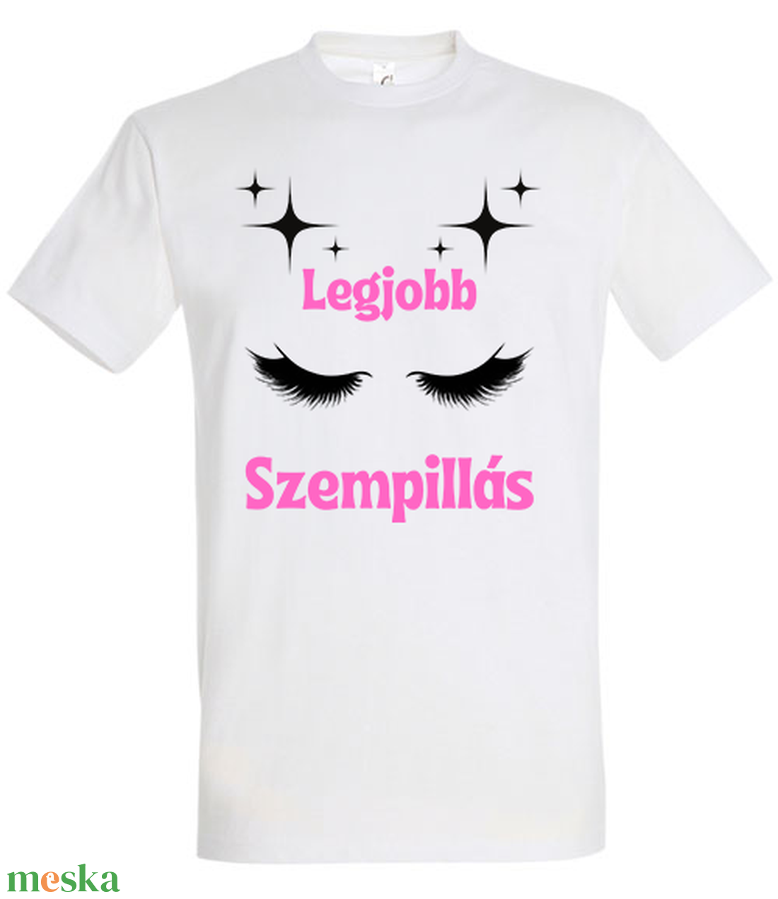 Legjobb szempillás, póló - ruha & divat - női ruha - póló, felső - Meska.hu