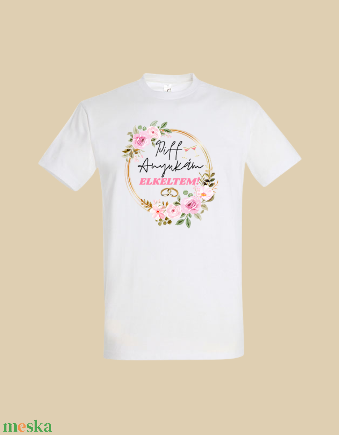 Piff anyukám, elkeltem, póló - ruha & divat - női ruha - póló, felső - Meska.hu