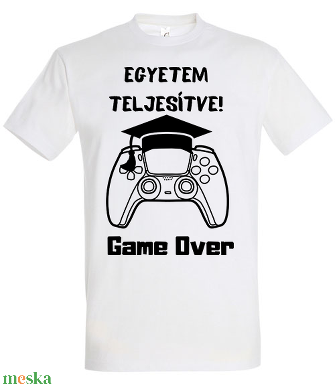 Egyetem teljesítve, póló - ruha & divat - férfi ruha - póló - Meska.hu