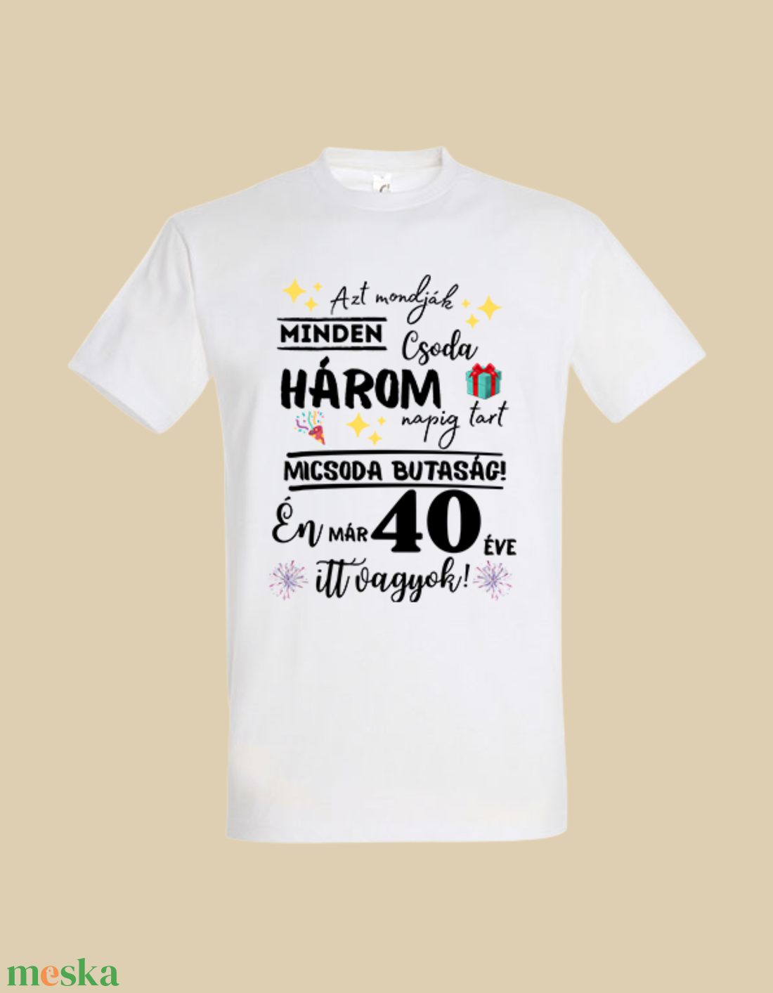 Azt mondja minden csoda, póló - ruha & divat - férfi ruha - póló - Meska.hu