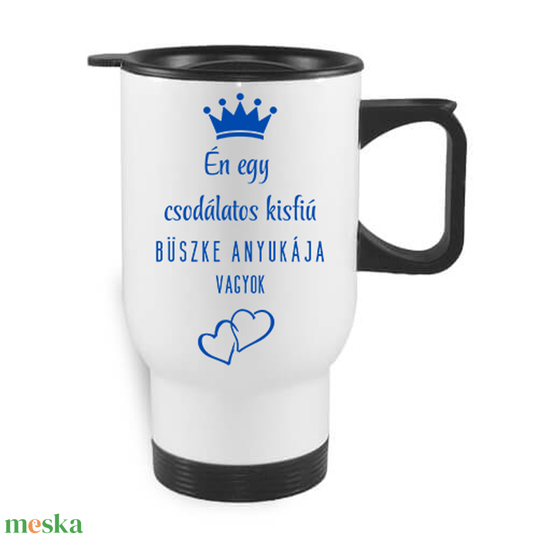 Én egy csodálatos kisfiú, termo autós bögre - otthon & életmód - konyhafelszerelés, tálalás - tálalás - bögre & csésze - Meska.hu