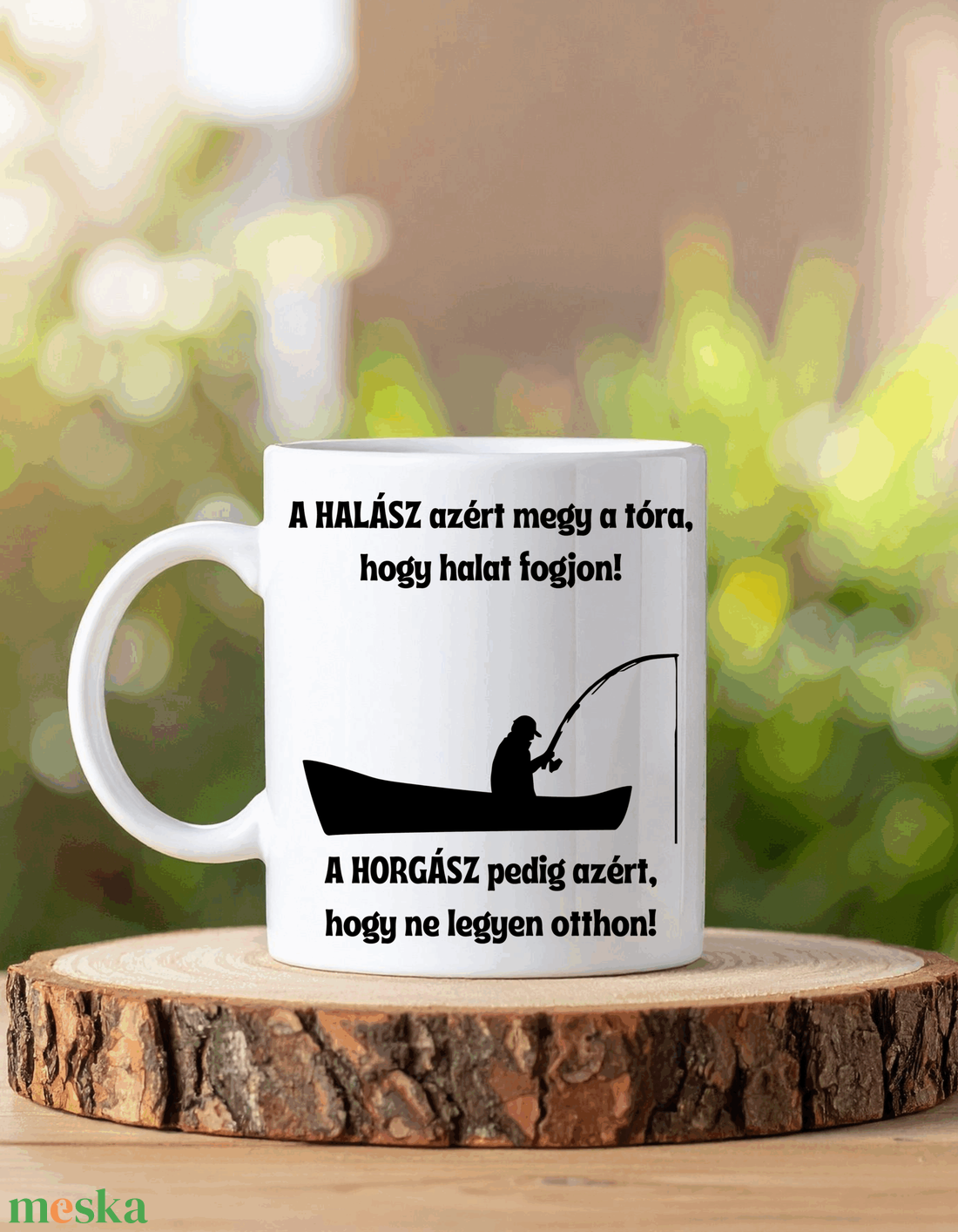 A halász, bögre - otthon & életmód - konyhafelszerelés, tálalás - tálalás - bögre & csésze - Meska.hu