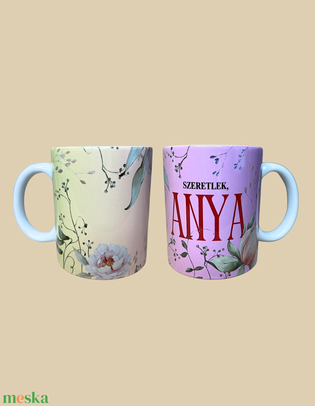 Szeretlek anya - otthon & életmód - konyhafelszerelés, tálalás - tálalás - bögre & csésze - Meska.hu