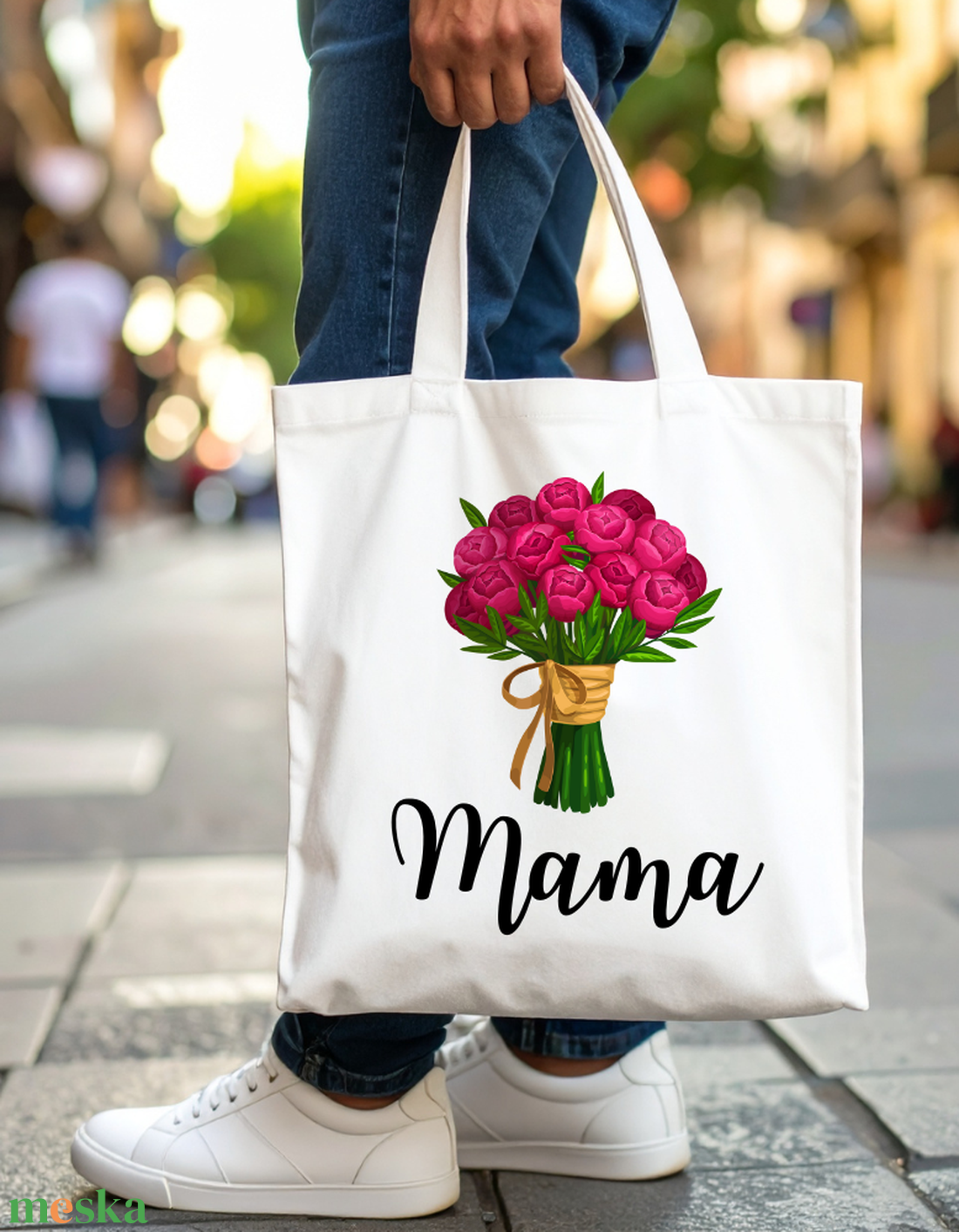 Mama - táska & tok - bevásárlás & shopper táska - shopper, textiltáska, szatyor - Meska.hu