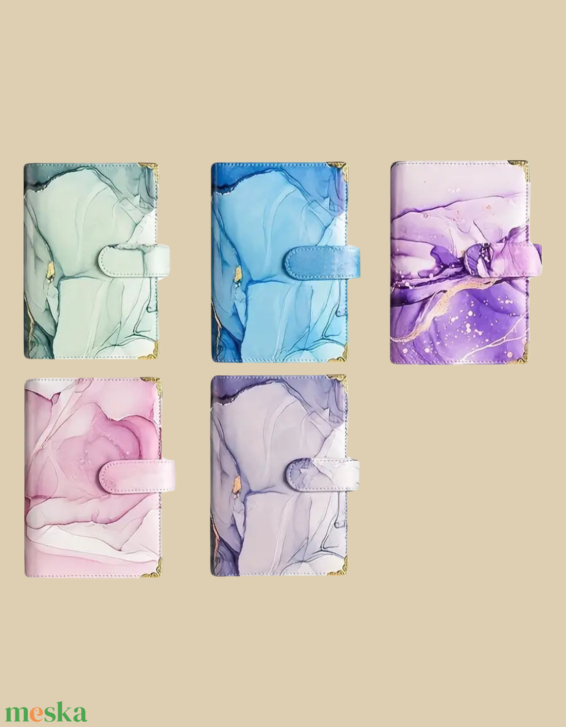 Márványos pénzmappa - táska & tok - pénztárca & más tok - pénztárca - női pénztárca - Meska.hu