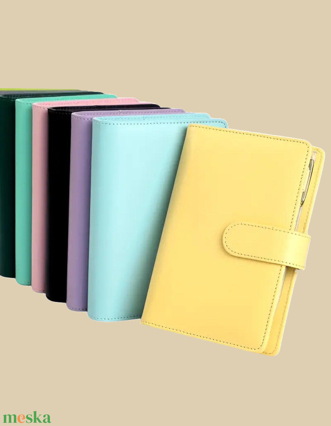 Sima egyszínű mappa - táska & tok - pénztárca & más tok - pénztárca - női pénztárca - Meska.hu