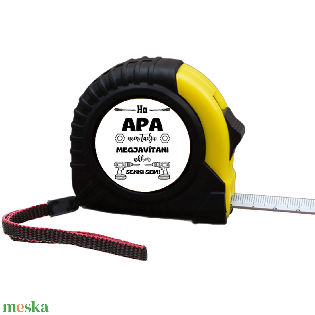 Egyedi feliratos vagy fényképes mérőszalag - otthon & életmód - dekoráció - asztal és polc dekoráció - díszdoboz - Meska.hu