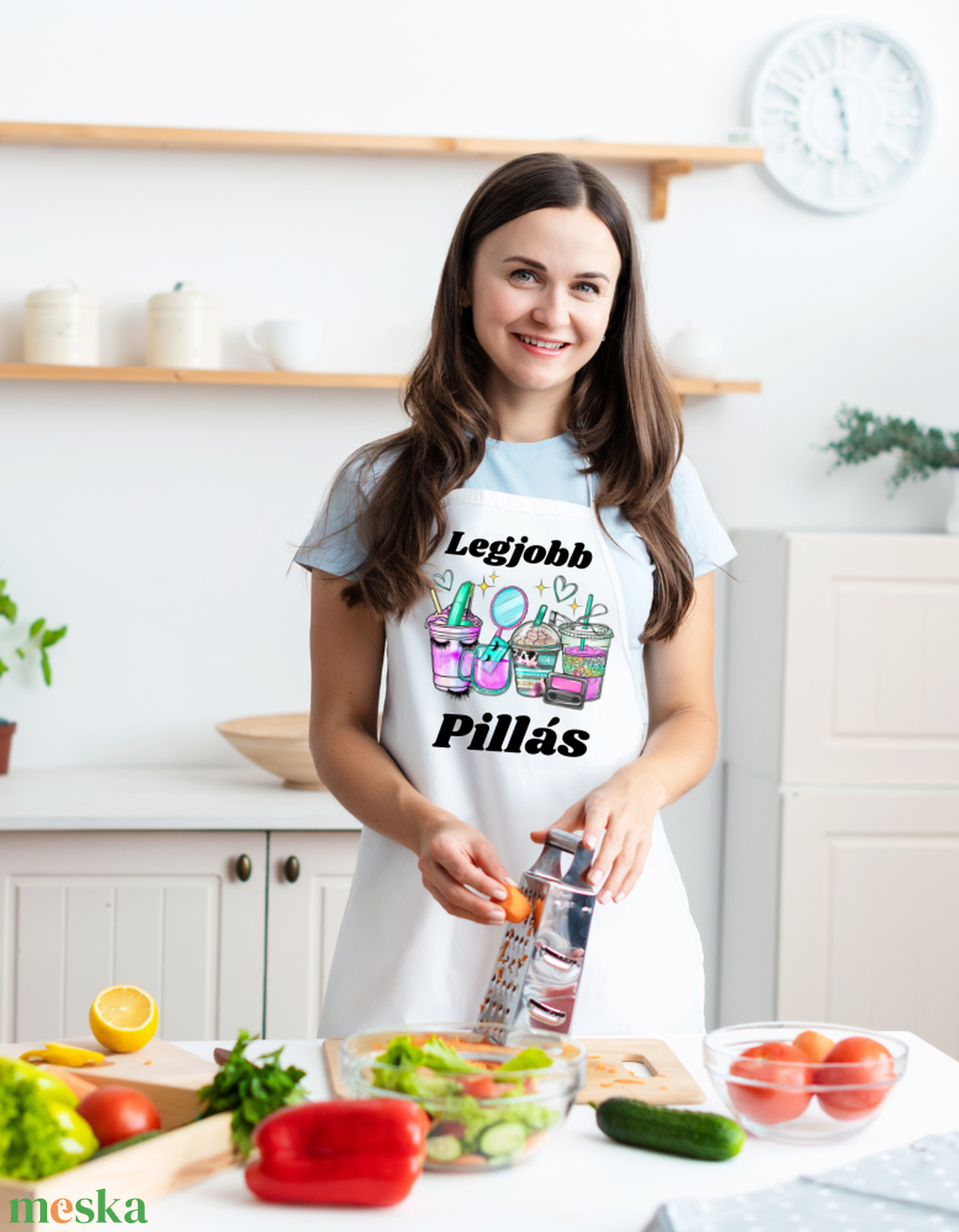 Kötény bármilyen szöveggel és képpel - otthon & életmód - konyhafelszerelés, tálalás - konyhai textil - kötény - Meska.hu
