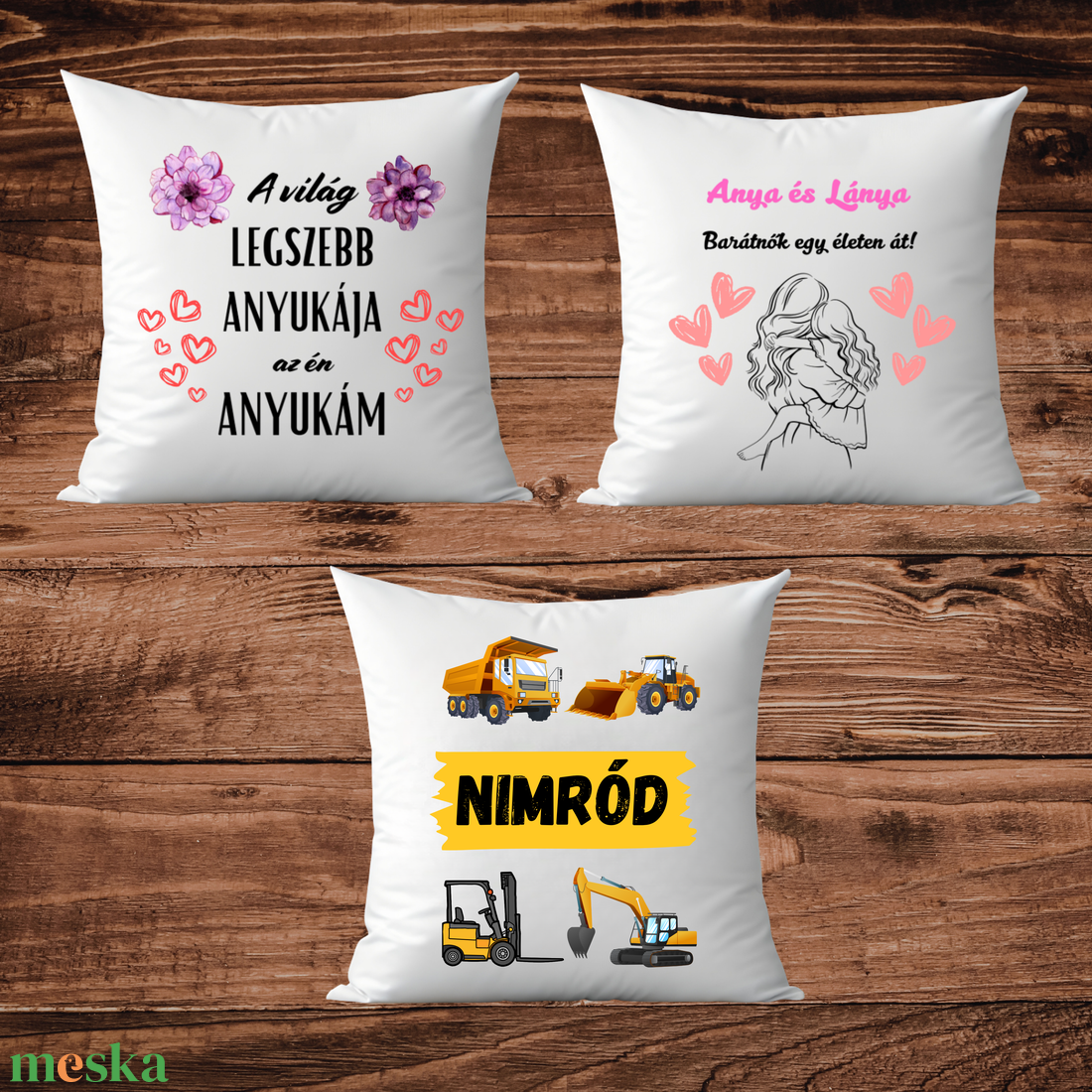 Párna bármilyen szöveggel és képpel - otthon & életmód - lakástextil - párna & párnahuzat - díszpárna (belsővel együtt) - Meska.hu