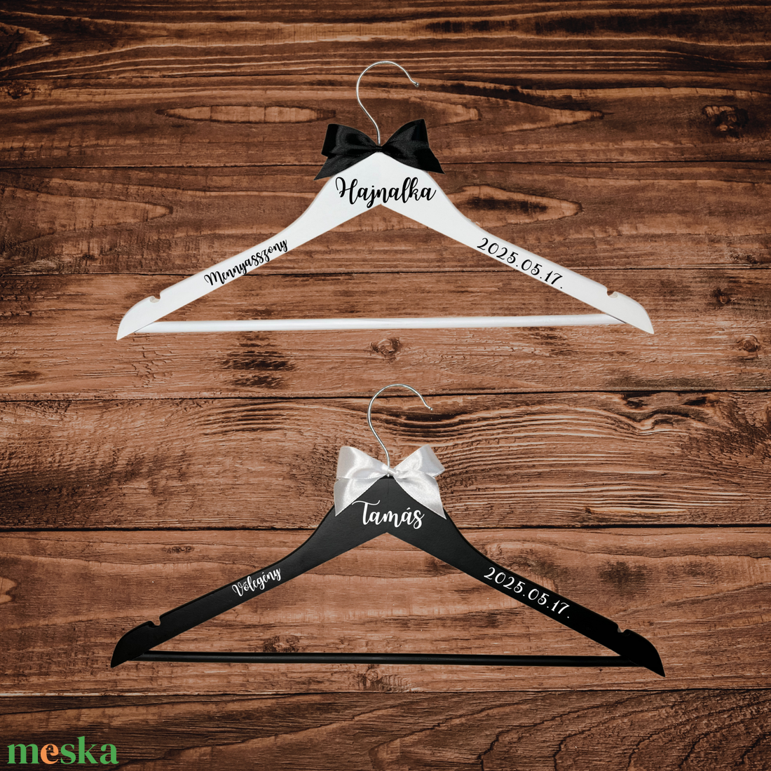 Esküvői vállfa több színben - esküvő - ruha - vállfa - Meska.hu