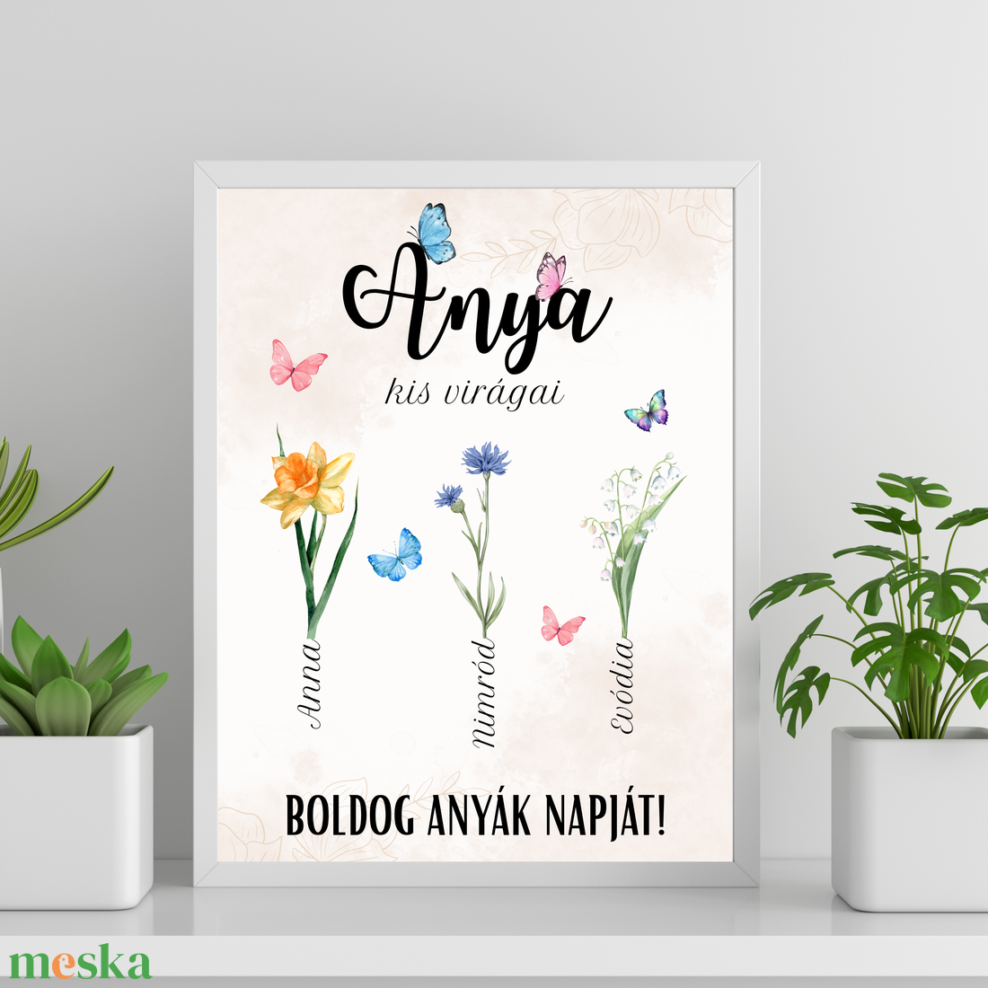 Anya, Mama kép - otthon & életmód - dekoráció - kép & falikép - képkeret - Meska.hu