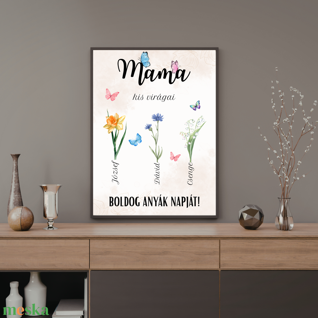 Anya, Mama kép - otthon & életmód - dekoráció - kép & falikép - képkeret - Meska.hu