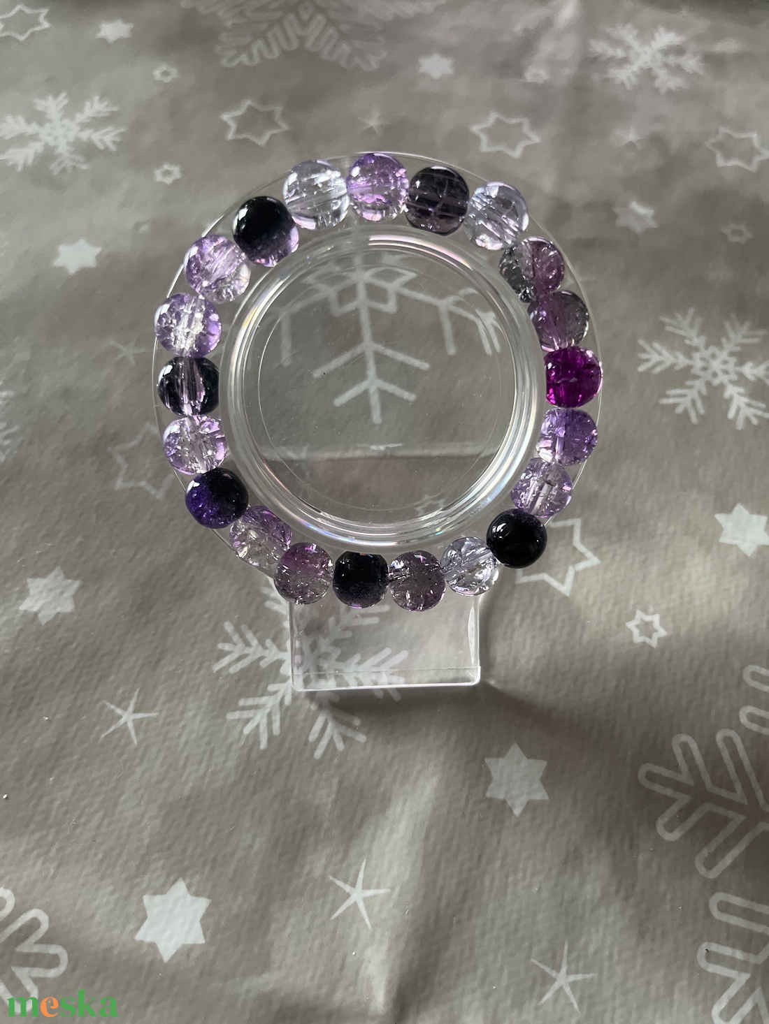 Kézműves karkötő  - ékszer - karkötő - gyöngyös karkötő - Meska.hu