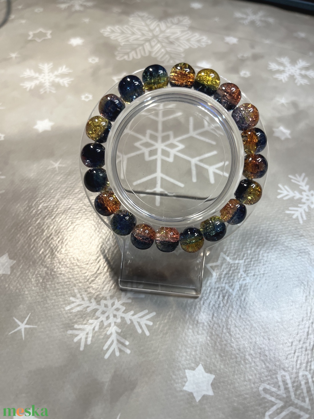 Kézműves karkötő  - ékszer - karkötő - gyöngyös karkötő - Meska.hu