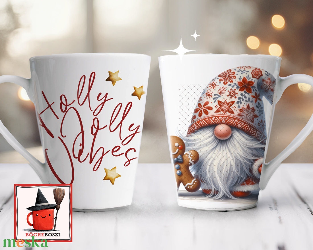 Karácsonyi Manó Latte Bögre / Nox - otthon & életmód - konyhafelszerelés, tálalás - tálalás - bögre & csésze - Meska.hu Karácsonyi Manó Latte Bögre / Nox - otthon & életmód - konyhafelszerelés, tálalás - tálalás - bögre & csésze - Meska.hu