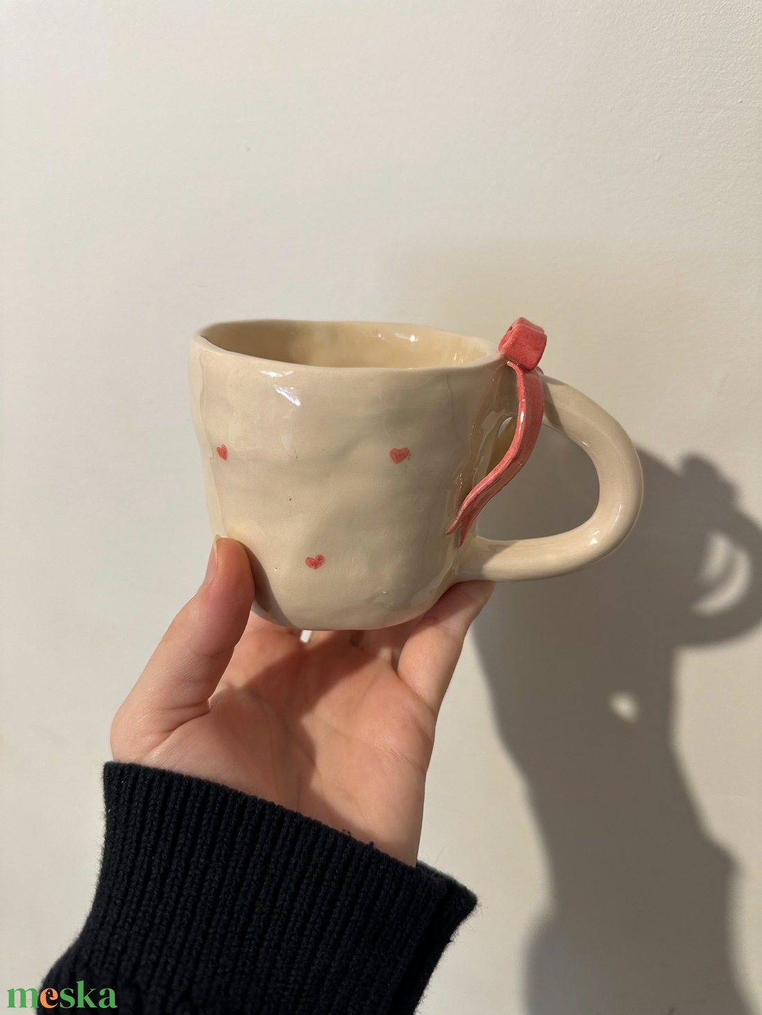 Masnis szíves bögre - otthon & életmód - konyhafelszerelés, tálalás - tálalás - bögre & csésze - Meska.hu