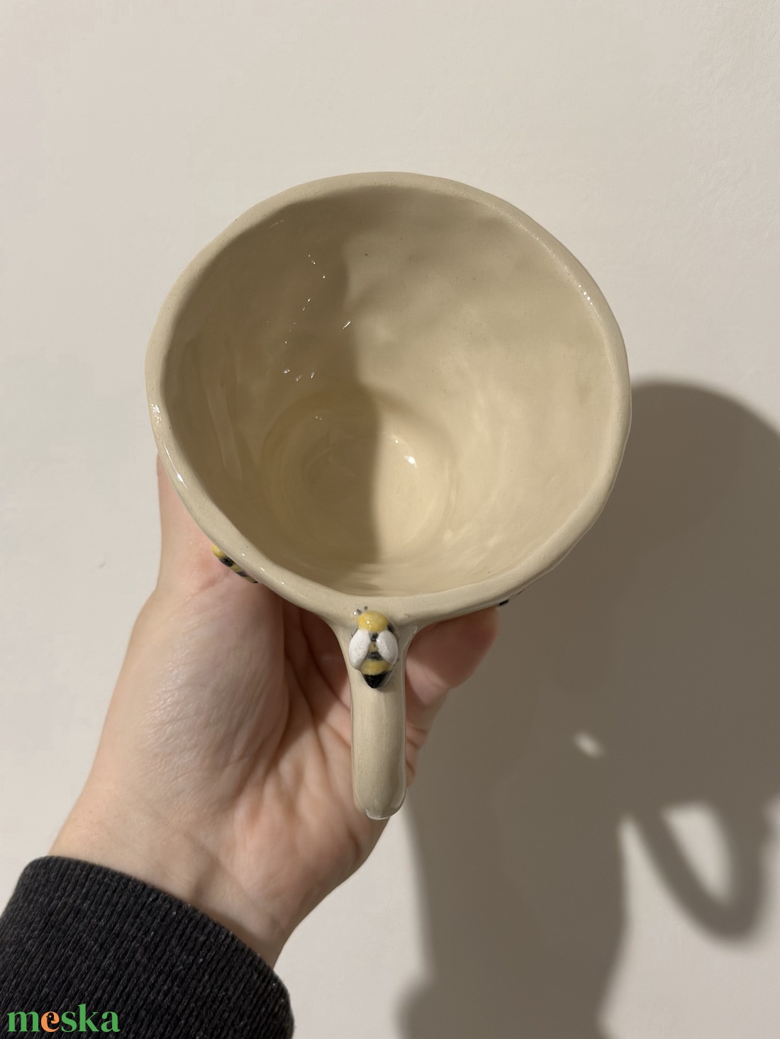 Méhecskés bögre - otthon & életmód - konyhafelszerelés, tálalás - tálalás - bögre & csésze - Meska.hu