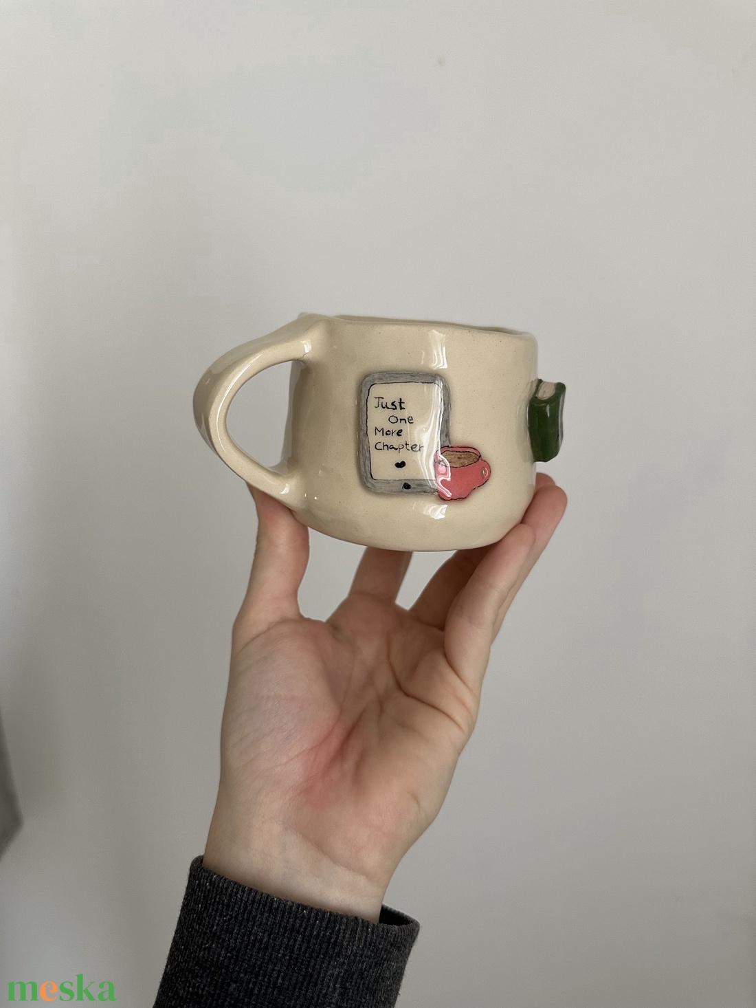 Könyvmoly bögre II. - otthon & életmód - konyhafelszerelés, tálalás - tálalás - bögre & csésze - Meska.hu