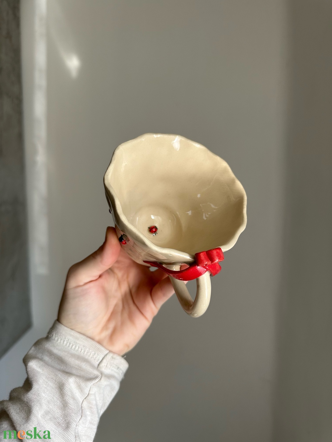 Katicás-masnis bögre - otthon & életmód - konyhafelszerelés, tálalás - tálalás - bögre & csésze - Meska.hu