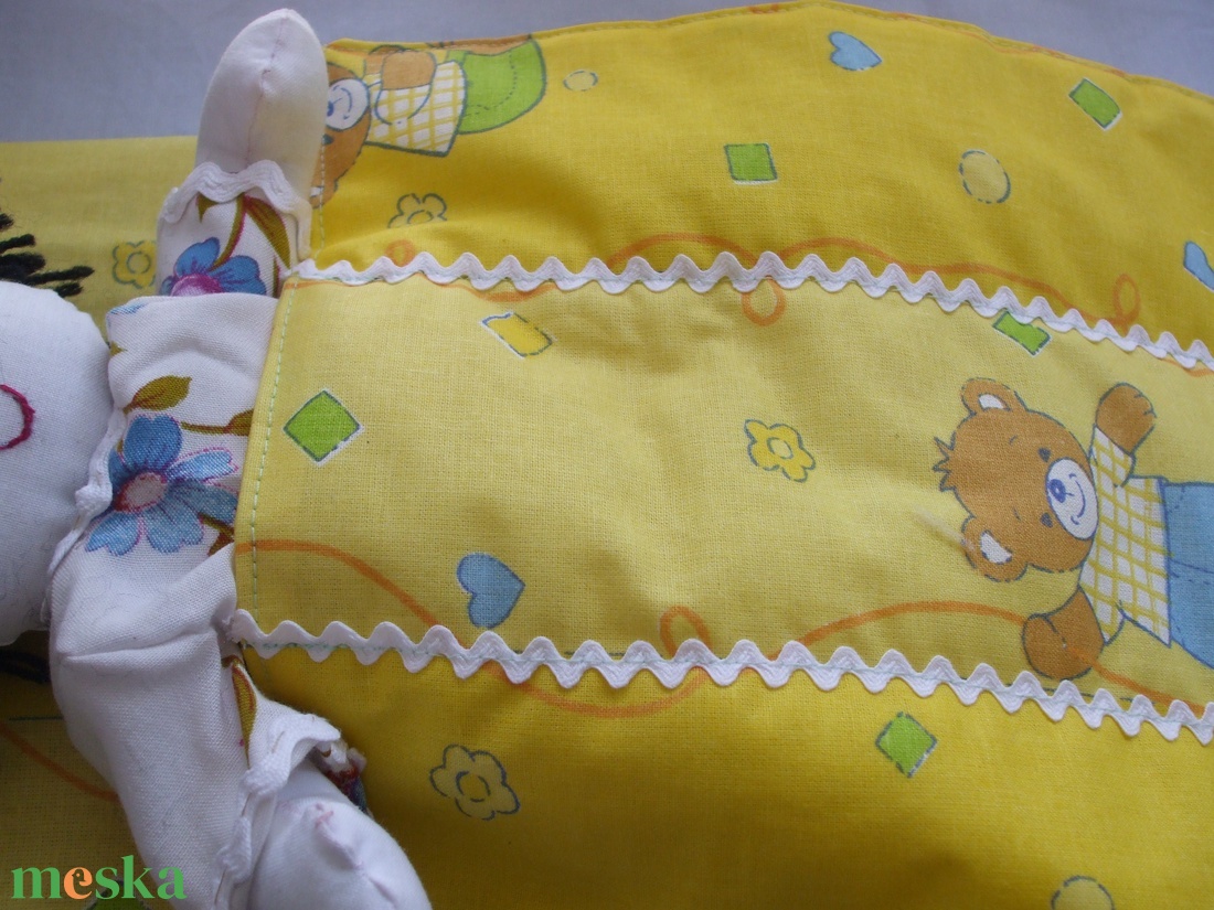 Sárga játéktakaró garnitúra - otthon & életmód - babaszoba, gyerekszoba - Meska.hu