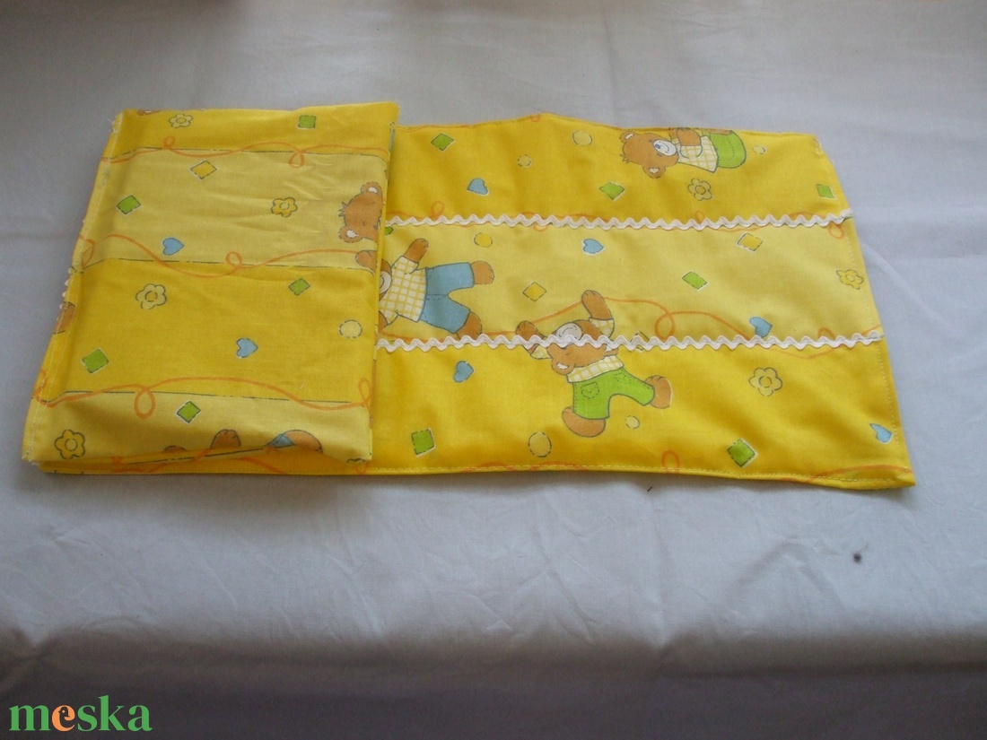 Sárga játéktakaró garnitúra - otthon & életmód - babaszoba, gyerekszoba - Meska.hu