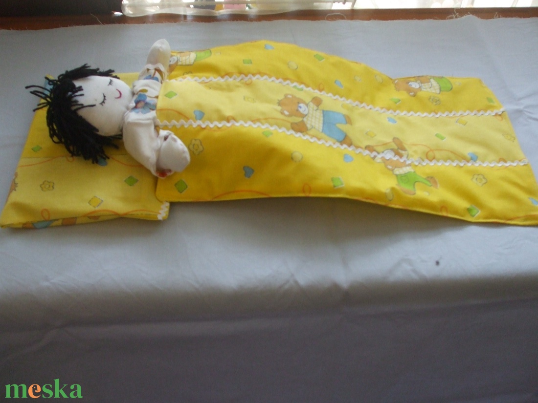 Sárga játéktakaró garnitúra - otthon & életmód - babaszoba, gyerekszoba - Meska.hu