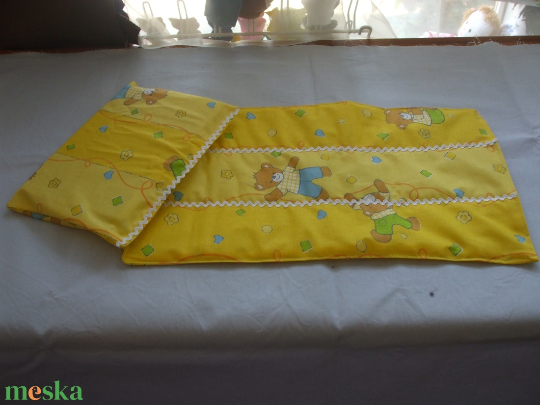 Sárga játéktakaró garnitúra - otthon & életmód - babaszoba, gyerekszoba - Meska.hu