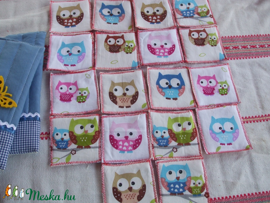 Textil memória játék -  - Meska.hu