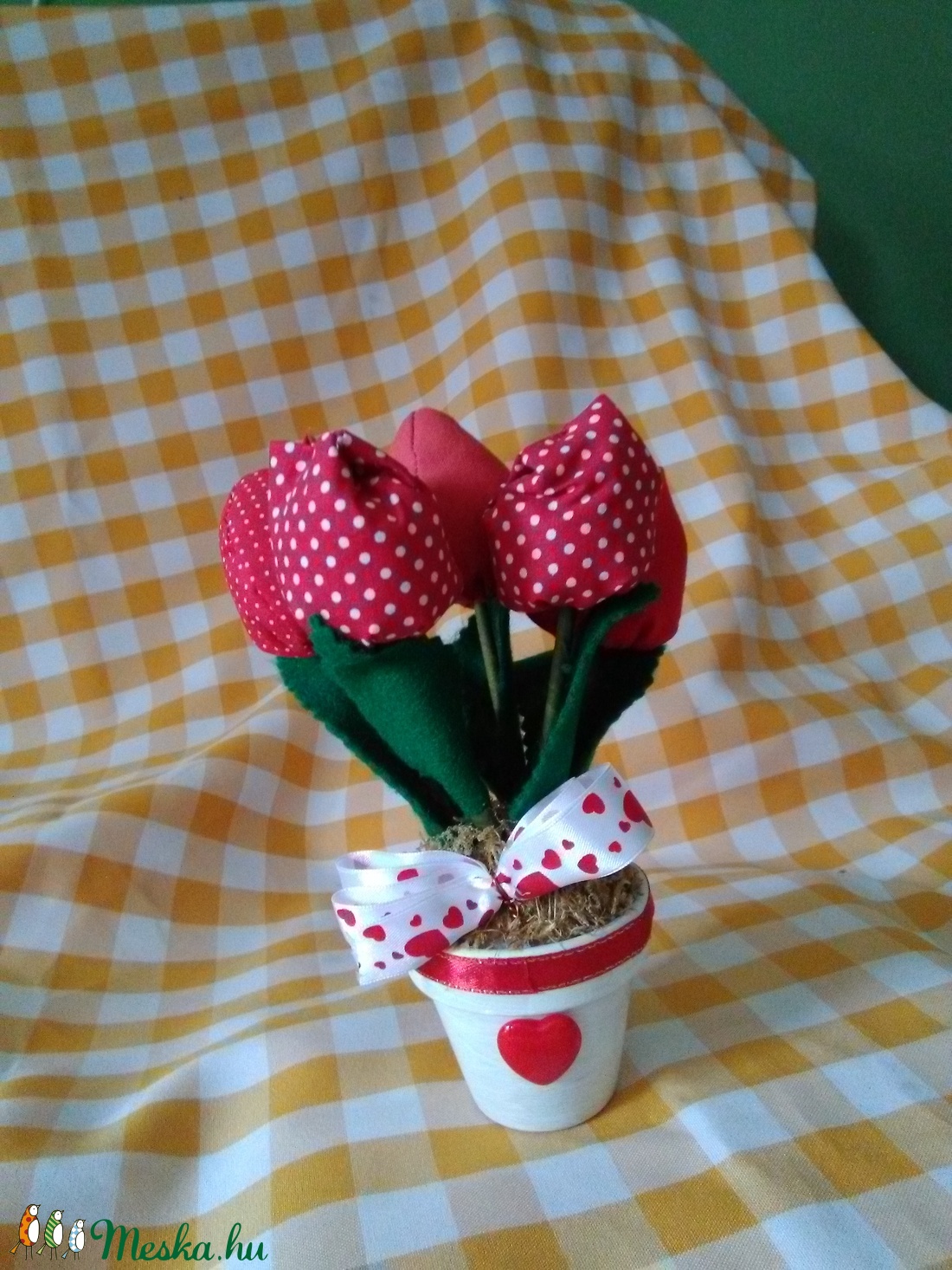 Tulipán cserépben -  - Meska.hu