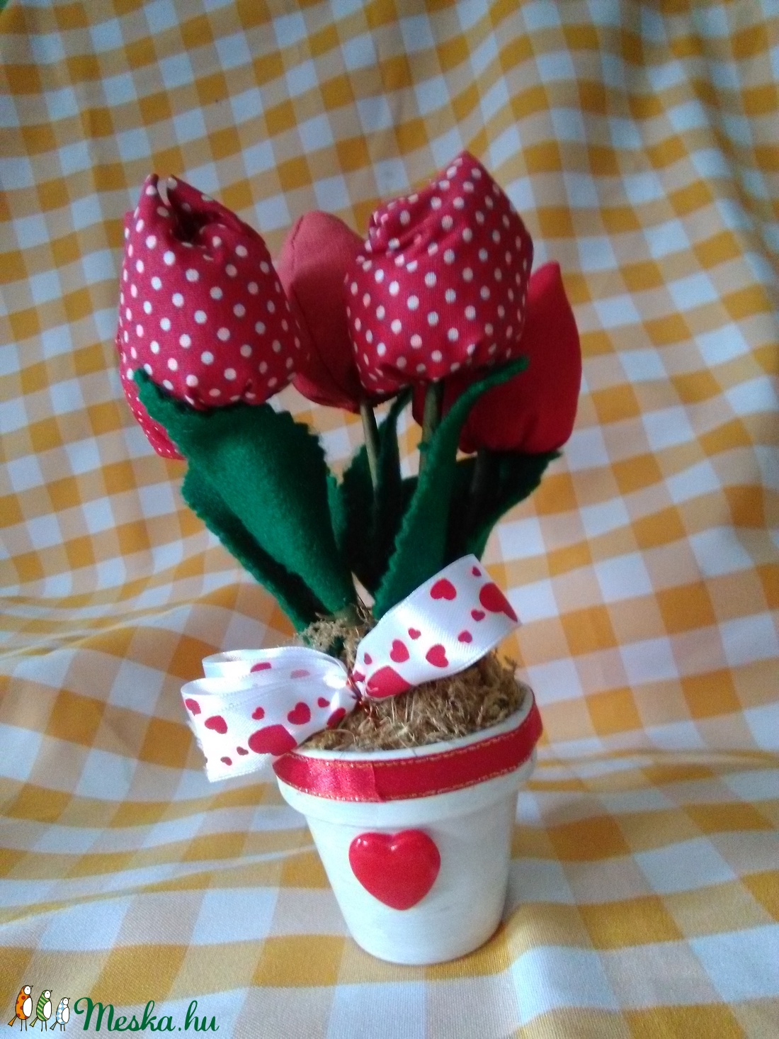 Tulipán cserépben -  - Meska.hu