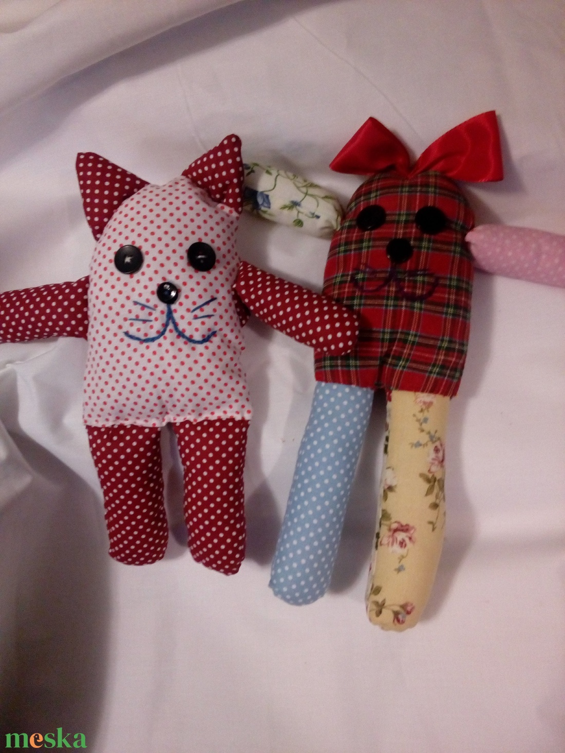 Alvókás állatok - játék & sport - plüssállat & játékfigura - cica - Meska.hu