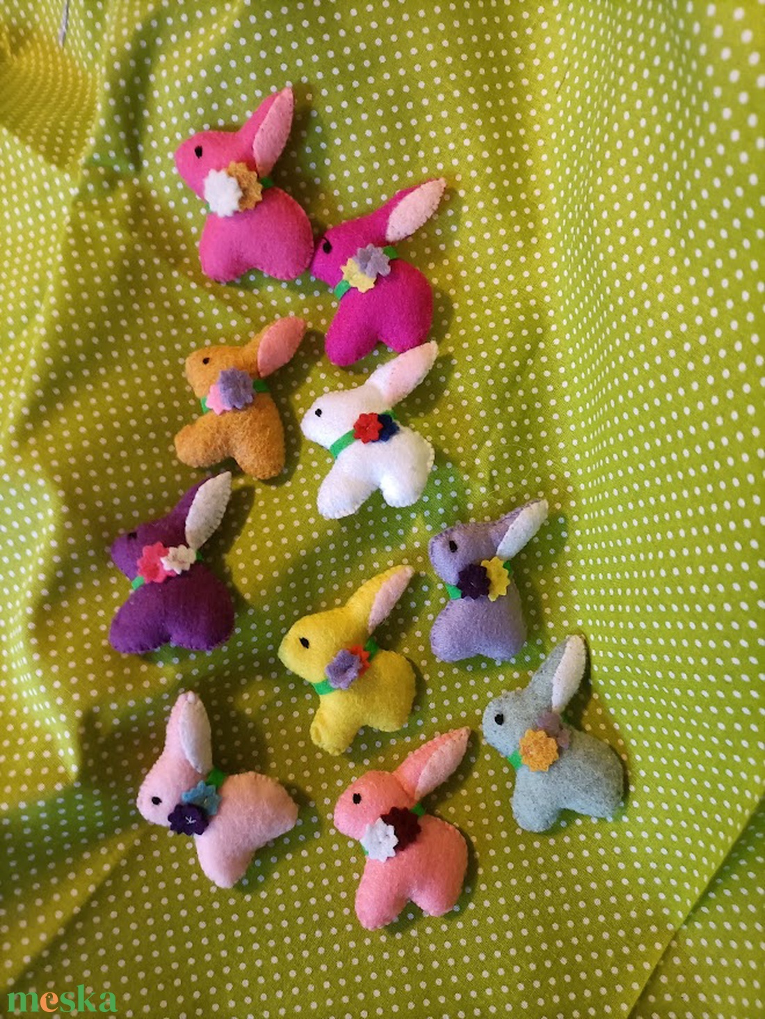 Mini nyuszikák - játék & sport - plüssállat & játékfigura - nyuszi - Meska.hu