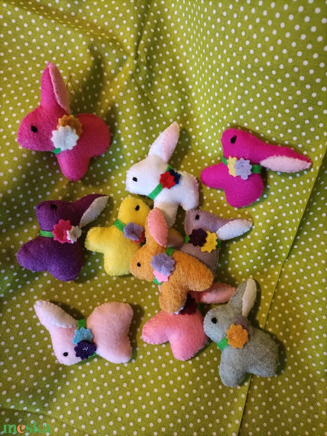 Mini nyuszikák - játék & sport - plüssállat & játékfigura - nyuszi - Meska.hu