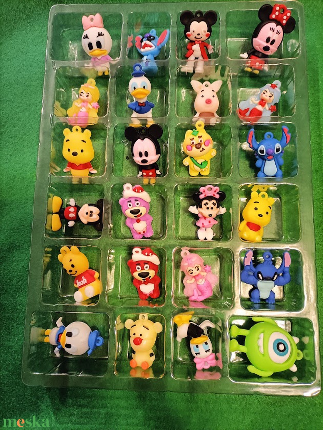 Adventi naptár-Disney figurákkal - karácsony - adventi díszek - adventi naptár - Meska.hu