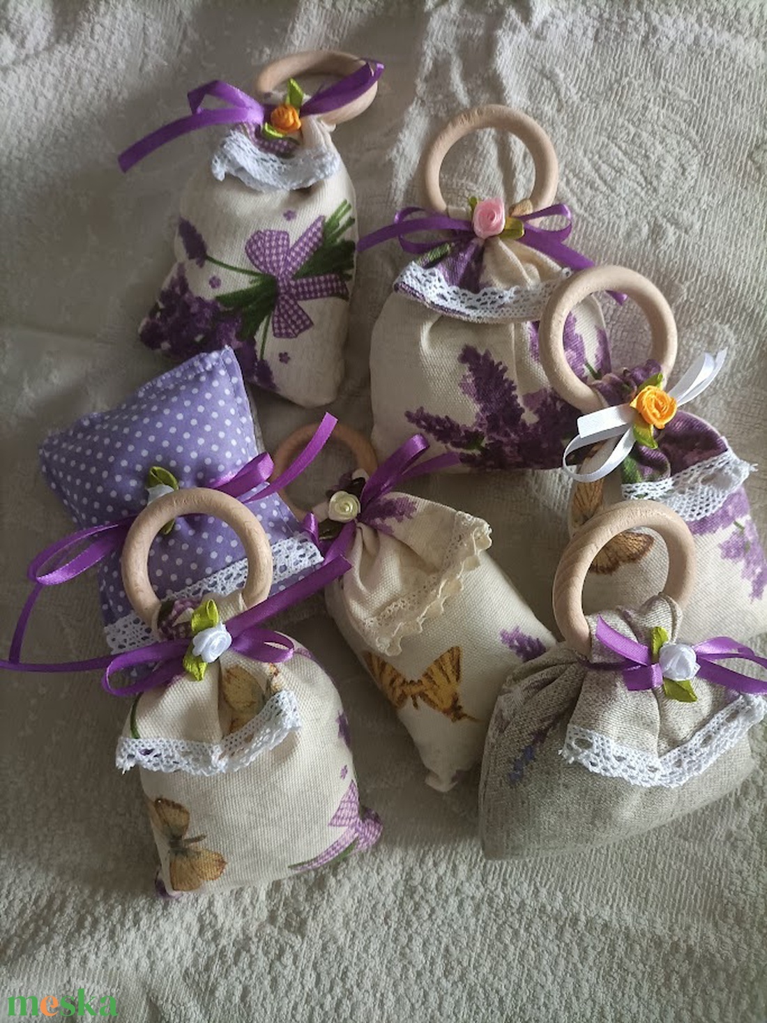 Levendulás zsák - otthon & életmód - dekoráció - asztal és polc dekoráció - asztaldísz - Meska.hu