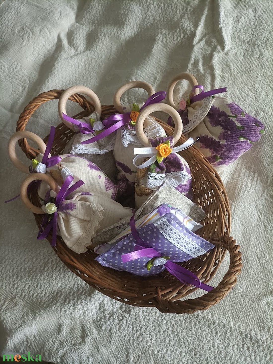 Levendulás zsák - otthon & életmód - dekoráció - asztal és polc dekoráció - asztaldísz - Meska.hu